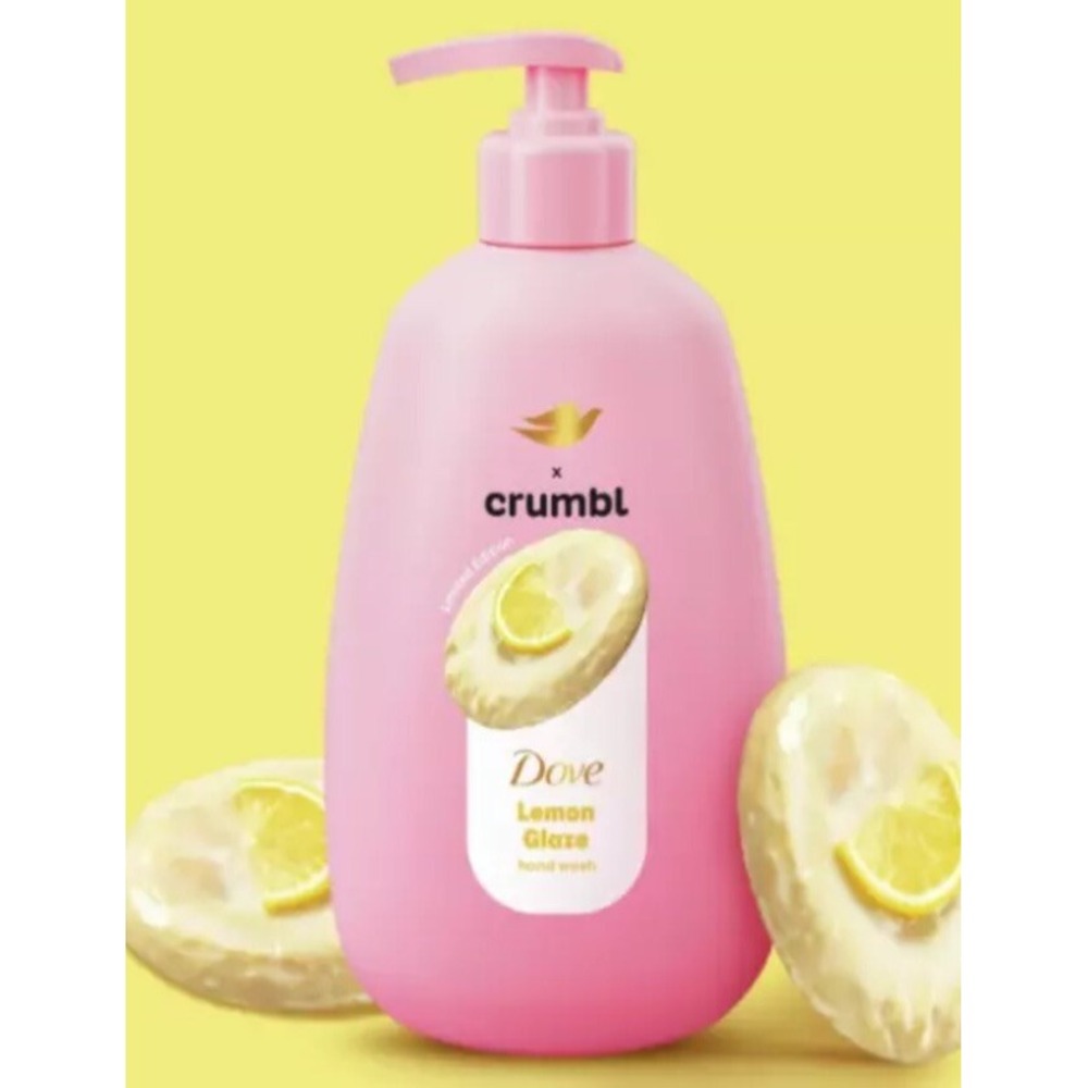 NEW! Dove‎ X CRUMBL LEMON GLAZE Hand Soap 12 oz Limited Edition